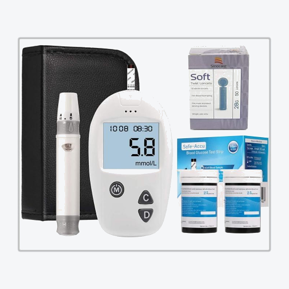 Blood Glucose Meter Kit JH-safe Accu